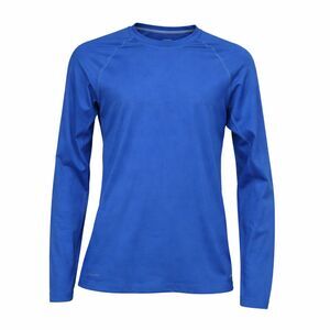 Nike Dri-FIT Women's Small Blue Long Sleeve Running Shirt Training Top Crewneck